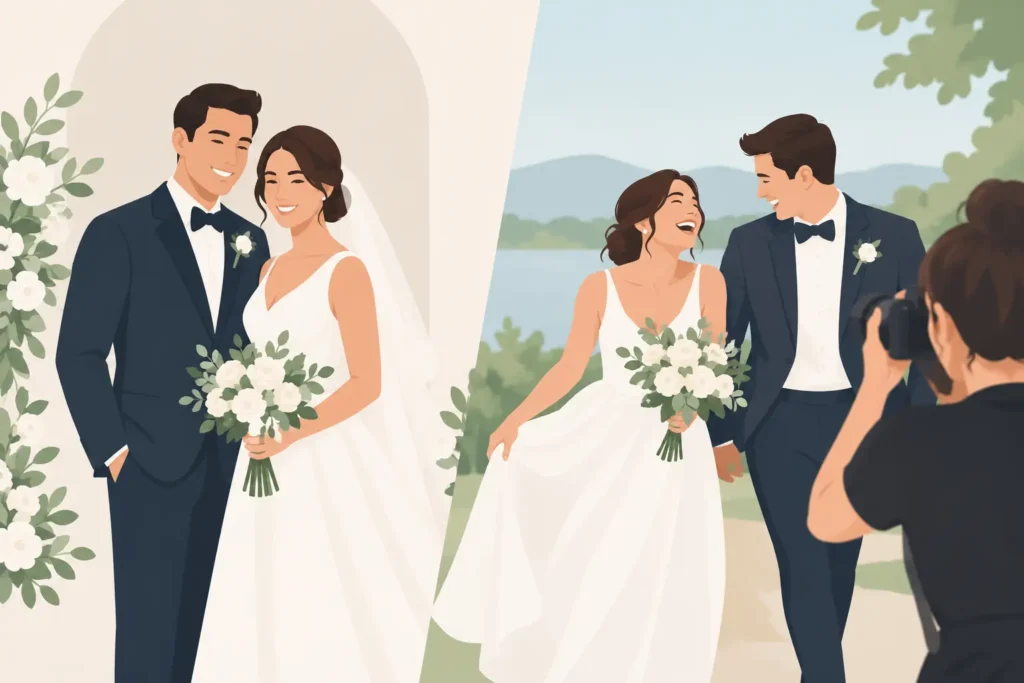 Posed Versus Candid Wedding Photos: Why Both Matter